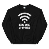 Free Wifi at My Place - Crew Neck Sweatshirt