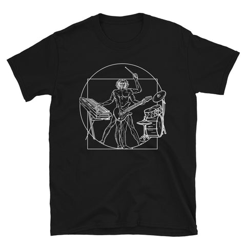 Vitruvian Man Band - Basic Softstyle Unisex Tee