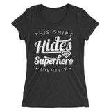 Undercover Superhero - Women's Form Fitting Tri-blend