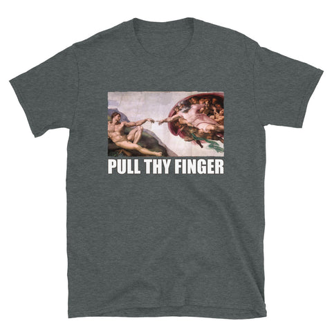 Pull Thy Finger - Basic Softstyle Unisex Tee