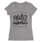 Undercover Superhero - Women's Form Fitting Tri-blend