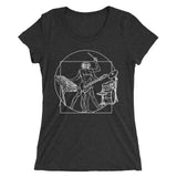 Vitruvian Man Band - Women's Form Fitting Tri-blend