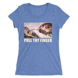 Pull Thy Finger - Women's Form Fitting Tri-blend