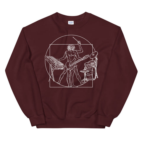 Vitruvian Man Band - Crew Neck Sweatshirt