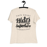 Undercover Superhero - Women's Relaxed T-Shirt