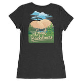 Explore the Great Backdoors - Women's Form Fitting Tri-blend