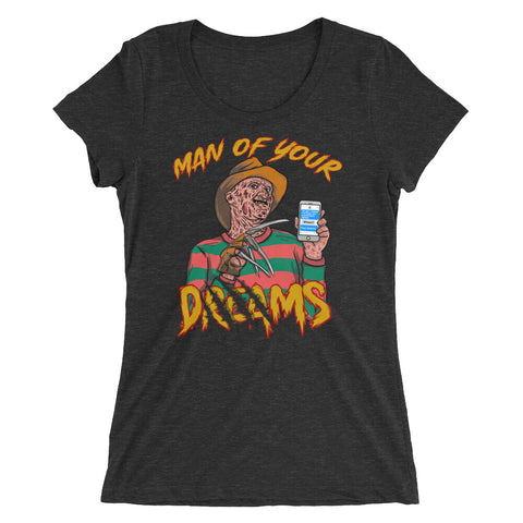 Man of Your DMs - Women's Form Fitting Tri-blend